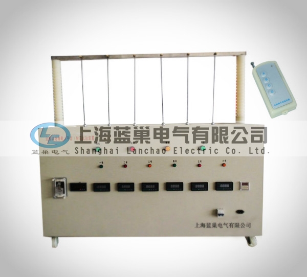 LCJX-6S遙控型絕緣靴絕緣手套耐壓儀是上海藍(lán)巢電氣根據(jù)國家電力公司發(fā)布的《電力安全工器具預(yù)防性試驗(yàn)規(guī)程》要求，并遵從廣大用戶反饋意見，不斷改進(jìn)而設(shè)計(jì)生產(chǎn)的絕緣靴（手套）批量試驗(yàn)的專用設(shè)備